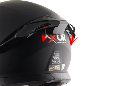 Axor Apex Streak Helmet - Black Red