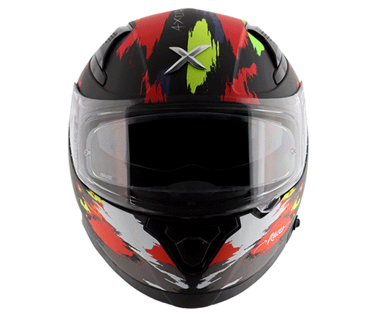 Axor Apex Racer DV Dull Black Neon Yellow helmet