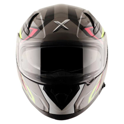 Axor Apex Road Trip Gloss Helmet - Black Grey Helmet