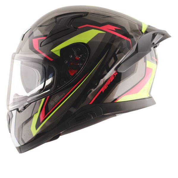 Axor Apex Road Trip Gloss Helmet - Black Grey Helmet