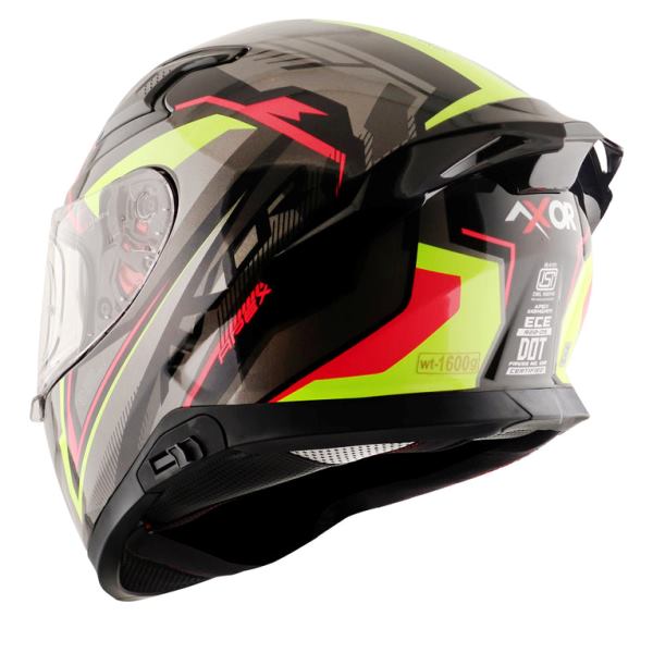 Axor Apex Road Trip Gloss Helmet - Black Grey Helmet