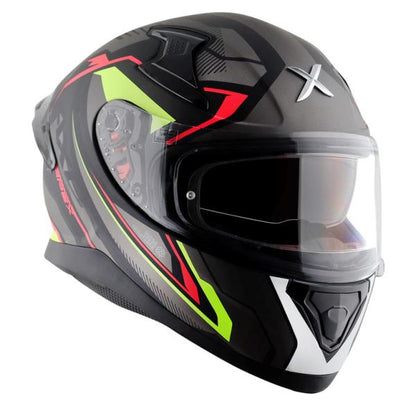 Axor Apex Road Trip Helmet-Dull Black Grey Helmet