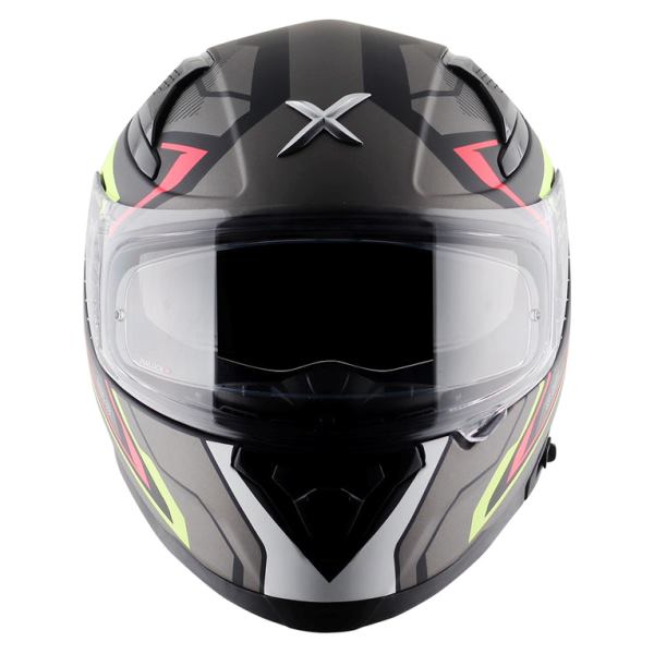 Axor Apex Road Trip Helmet-Dull Black Grey Helmet