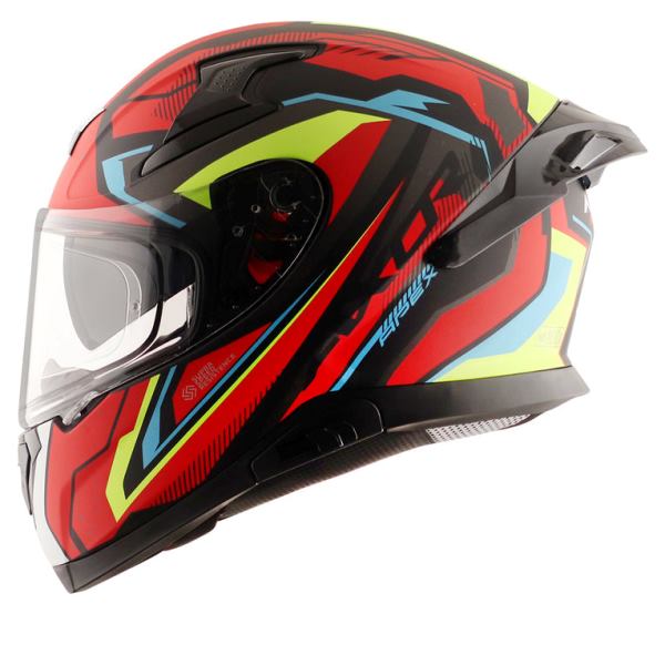 Axor Apex Road Trip Helmet-Dull Black Red