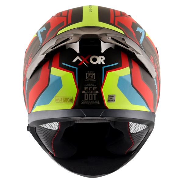 Axor Apex Road Trip Helmet-Dull Black Red