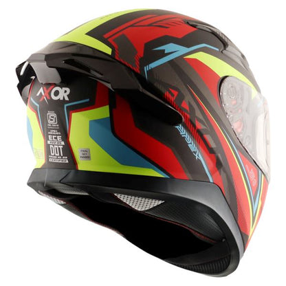 Axor Apex Road Trip Helmet-Dull Black Red