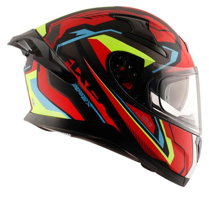 Axor Apex Road Trip Helmet-Dull Black Red