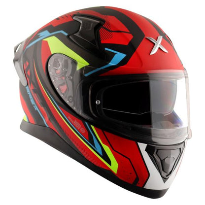 Axor Apex Road Trip Helmet-Dull Black Red