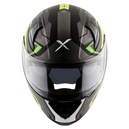 Axor Apex Road Trip Helmet-dull Black Neon Yellow
