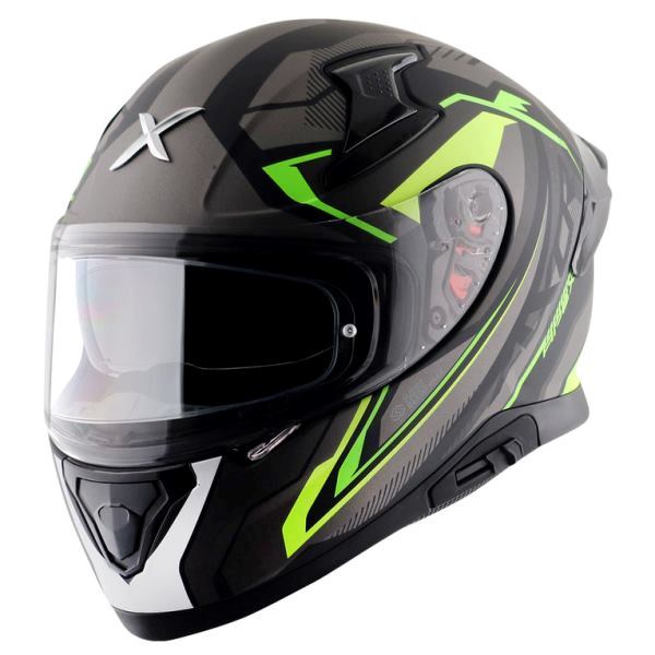 Axor Apex Road Trip Helmet-dull Black Neon Yellow