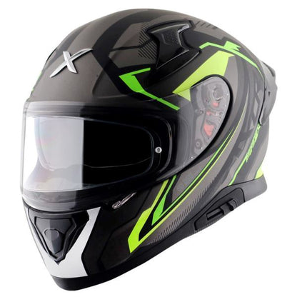 Axor Apex Road Trip Helmet-dull Black Neon Yellow