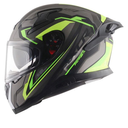 Axor Apex Road Trip Helmet-dull Black Neon Yellow