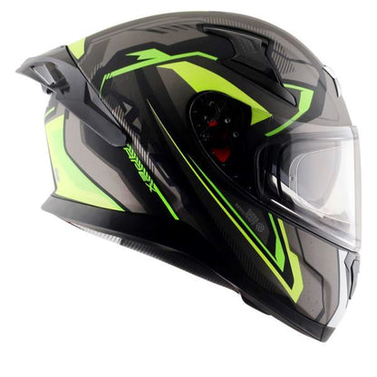 Axor Apex Road Trip Helmet-dull Black Neon Yellow
