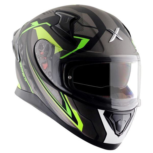 Axor Apex Road Trip Helmet-dull Black Neon Yellow