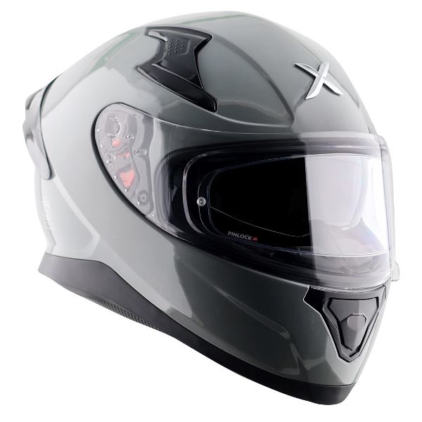 Axor Apex Solid Color Helmet - Cool Grey