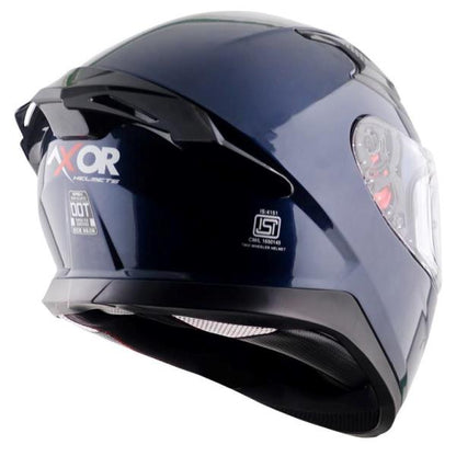 Axor Apex Solid Color Helmet - Deep Blue