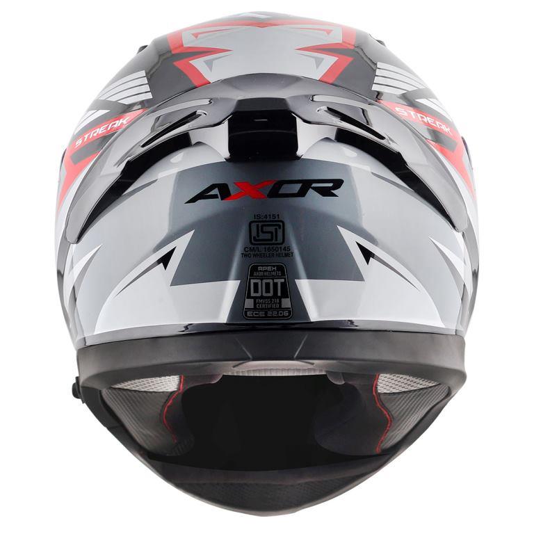 Axor Apex Streak Helmet - Black Red