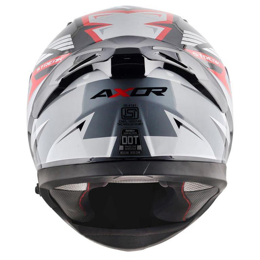 Axor Apex Streak Helmet - Black Red