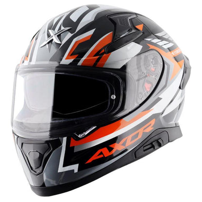 Axor Apex Streak Helmet - Black Orange