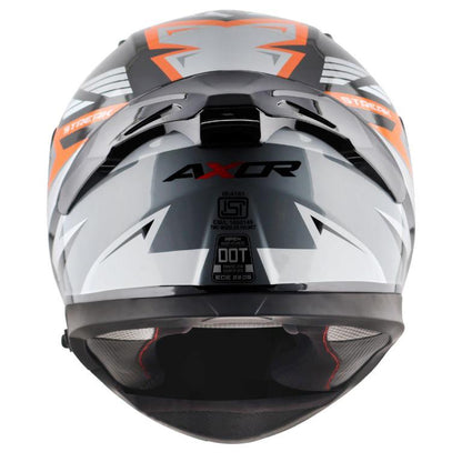 Axor Apex Streak Helmet - Black Orange
