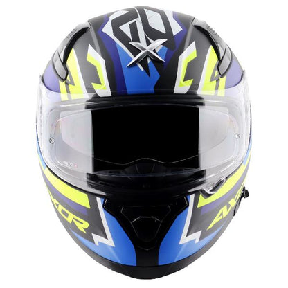 Axor Apex Streak Helmet-Dull Black Blue