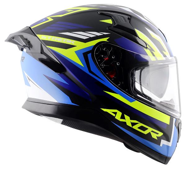 Axor Apex Streak Helmet-Dull Black Blue