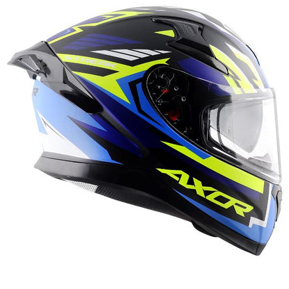 Axor Apex Streak Helmet-Dull Black Blue