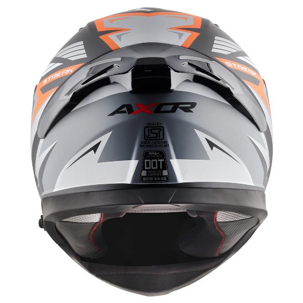 Axor Apex Streak Helmet-Dull Black Orange