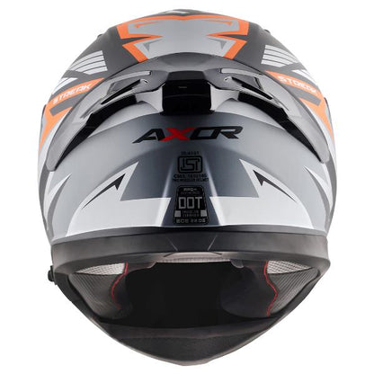 Axor Apex Streak Helmet-Dull Black Orange