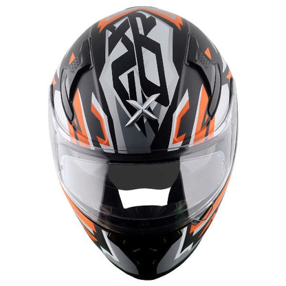 Axor Apex Streak Helmet-Dull Black Orange