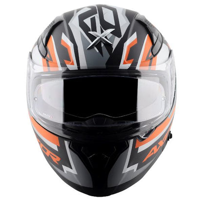 Axor Apex Streak Helmet-Dull Black Orange