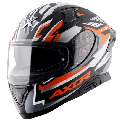 Axor Apex Streak Helmet-Dull Black Orange