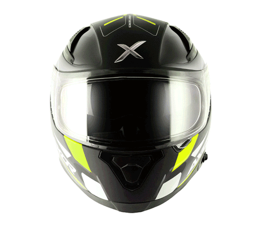 Axor Apex Turbine Black Neon Grey Helmet