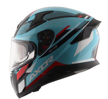 Axor Apex Turbine D/V Motorcycle Helmet - Blue Red