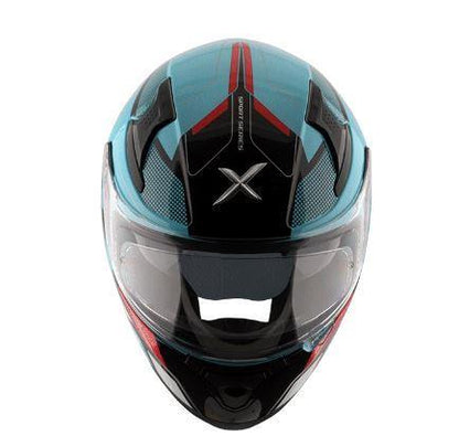 Axor Apex Turbine D/V Motorcycle Helmet - Blue Red