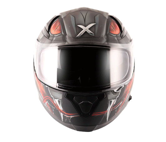 Axor Apex Venomous Dull Black Grey Helmet
