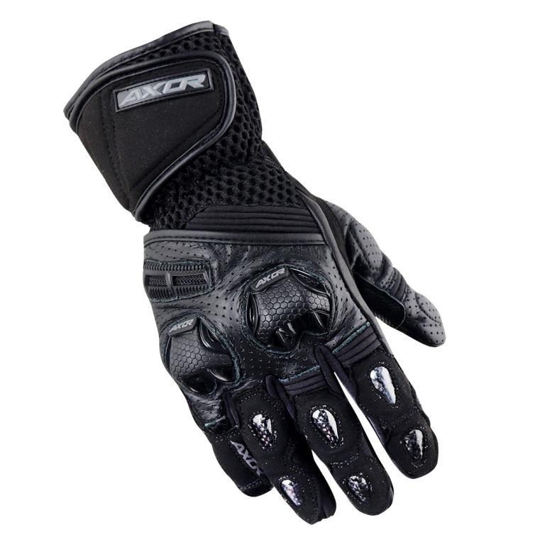 Axor Gator Riding Gloves Black - Riders Junction