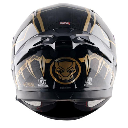 Axor Helmets Apex Marvel Black Panther Helmet - Black Gold