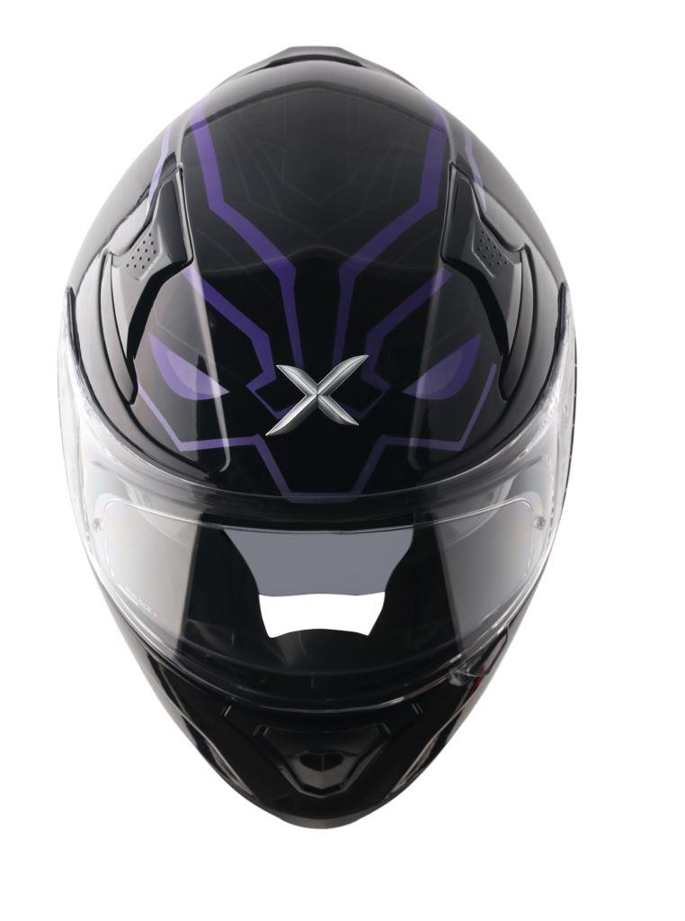 Axor Helmets Apex Marvel Black Panther Helmet - Black Purple