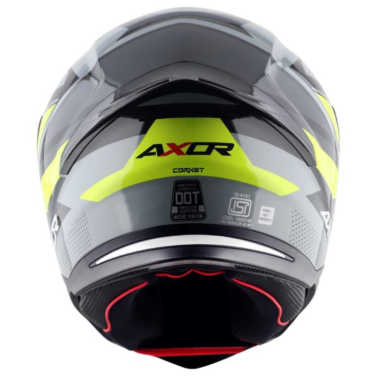 Axor Hunter Cornet Helmet - Nardo Grey Neon Yellow