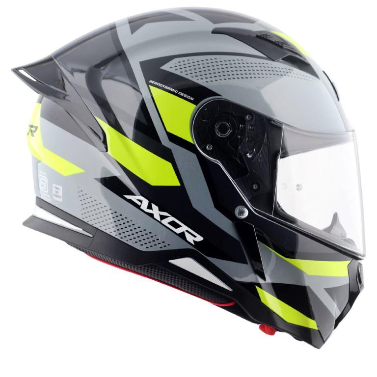 Axor Hunter Cornet Helmet - Nardo Grey Neon Yellow