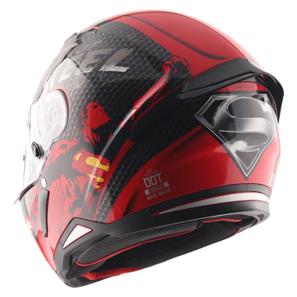 Axor-Hunter DC Superman Helmet (Red Black)