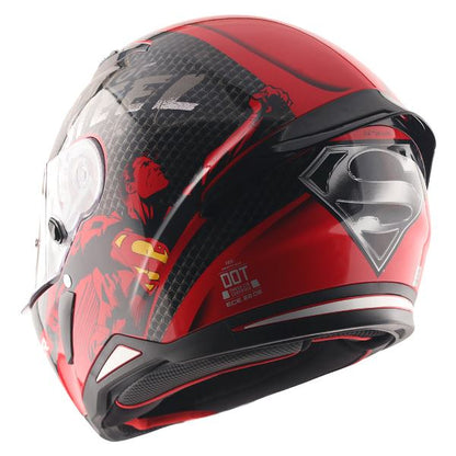 Axor-Hunter DC Superman Helmet (Red Black)