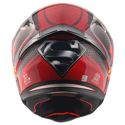 Axor-Hunter DC Superman Helmet (Red Black)