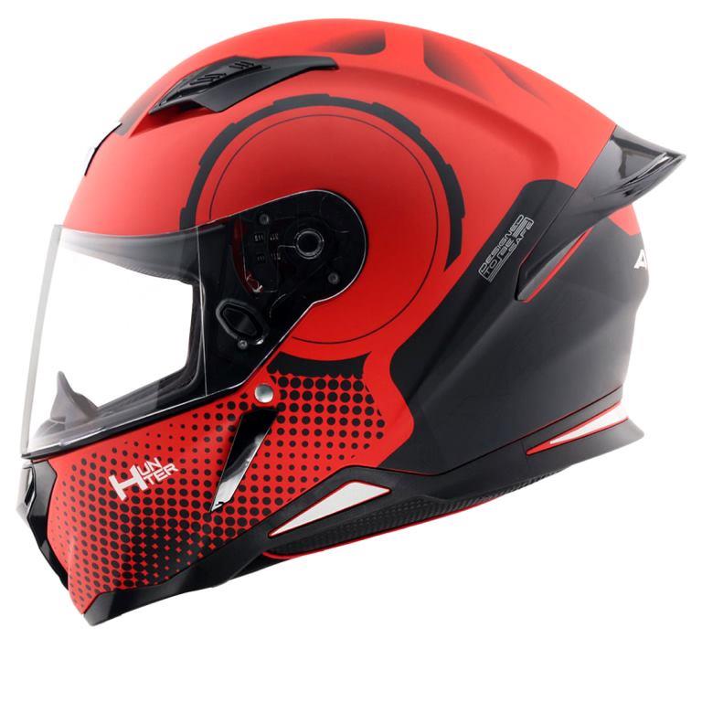 Axor Hunter Spear Helmet - Dull Red Black