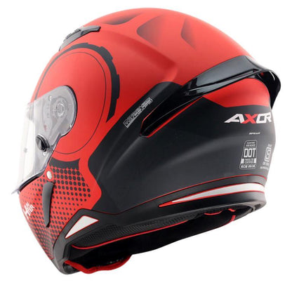 Axor Hunter Spear Helmet - Dull Red Black