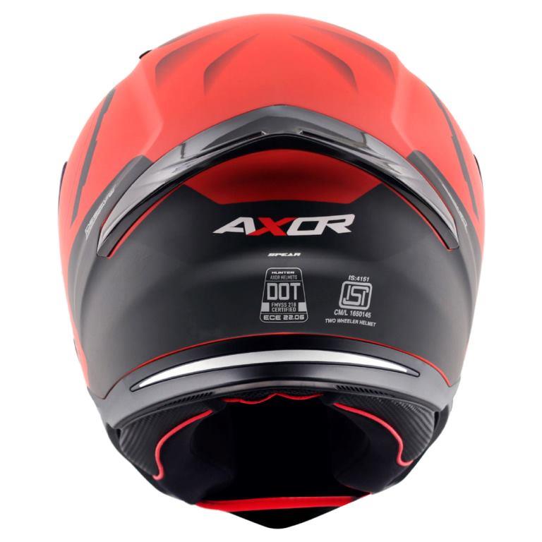 Axor Hunter Spear Helmet - Dull Red Black