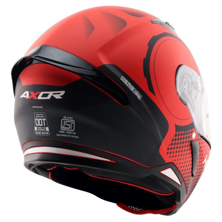 Axor Hunter Spear Helmet - Dull Red Black