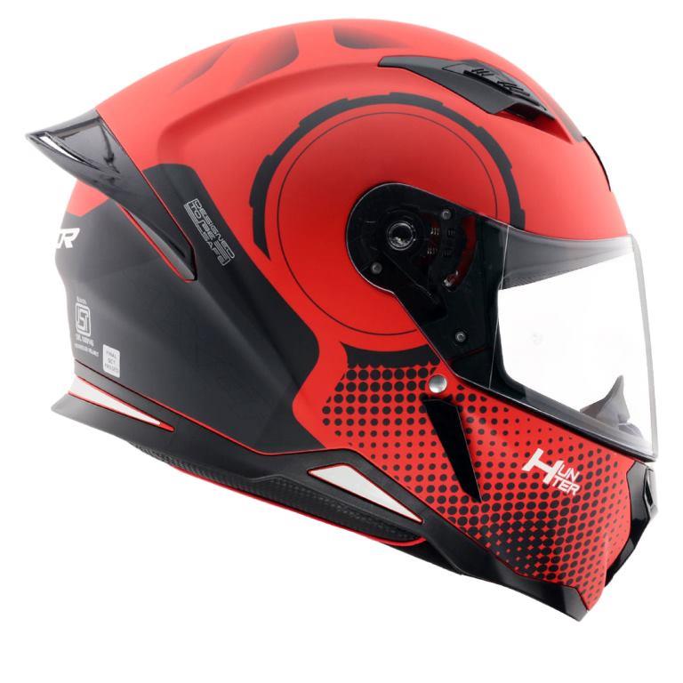 Axor Hunter Spear Helmet - Dull Red Black
