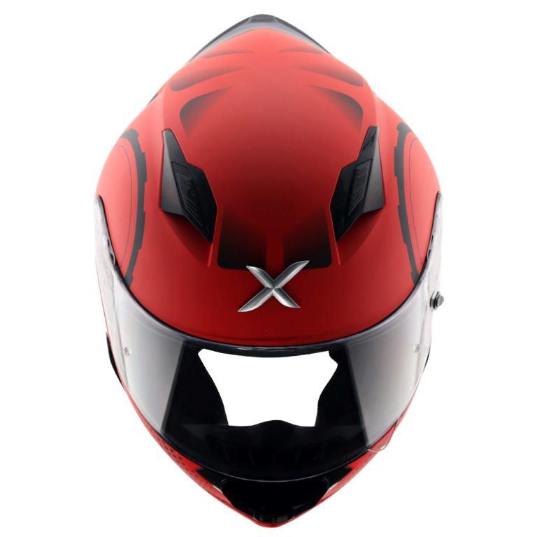 Axor Hunter Spear Helmet - Dull Red Black